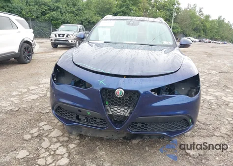 2019 Alfa Romeo Stelvio Ti Lusso Awd z USA, uszkodzony, nr VIN ZASPAKBN5K7C58905